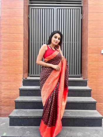 Anx 185 By Sagar Impex Soft Banarasi Silk Saree Collection